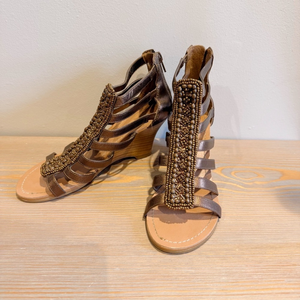 INC International Concepts Beaded Wedges